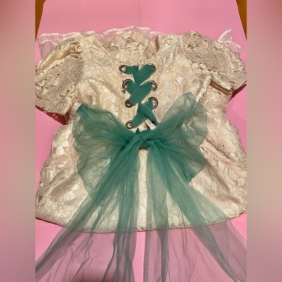 NEW Vintage Elegant Fairytale Lace Style Long Dress - Picture 8 of 14